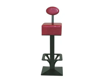 SG052 - Eco-leather stool with footrest by Vela Arredamenti - view 2
